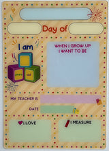 Load image into Gallery viewer, "First day of school year" board