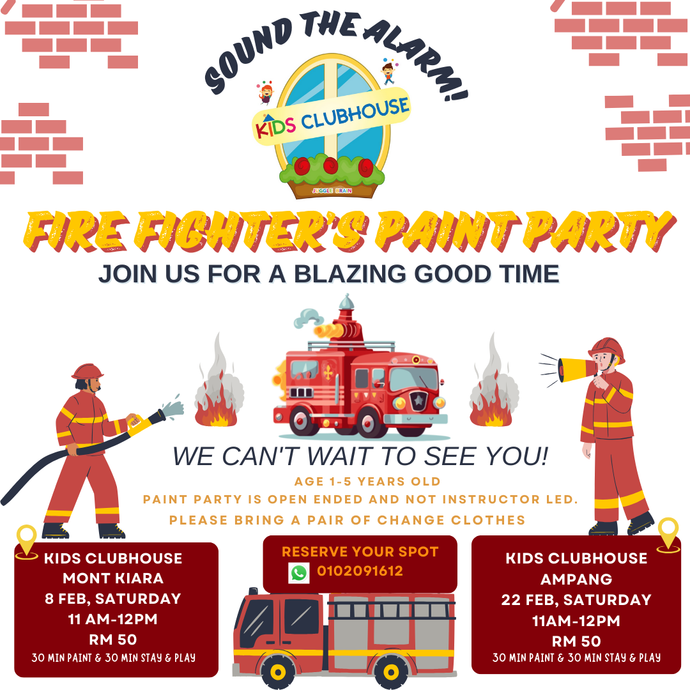 Fire Fighter's Paint Party