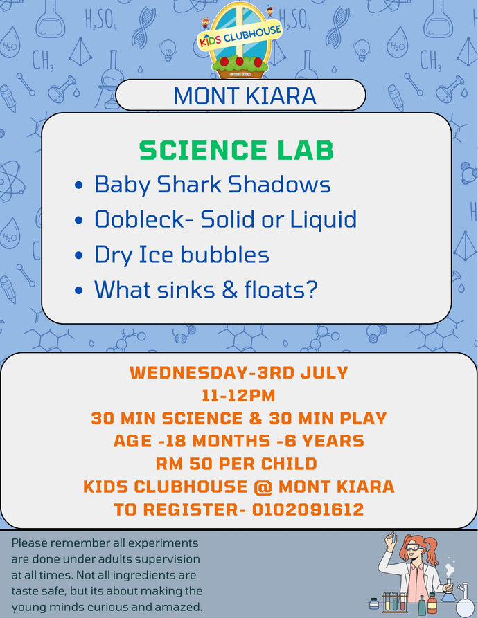 Toddler science lab