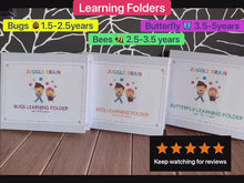 Load and play video in Gallery viewer, Jumbo Learning Folder (1.5 - 5 years old)
