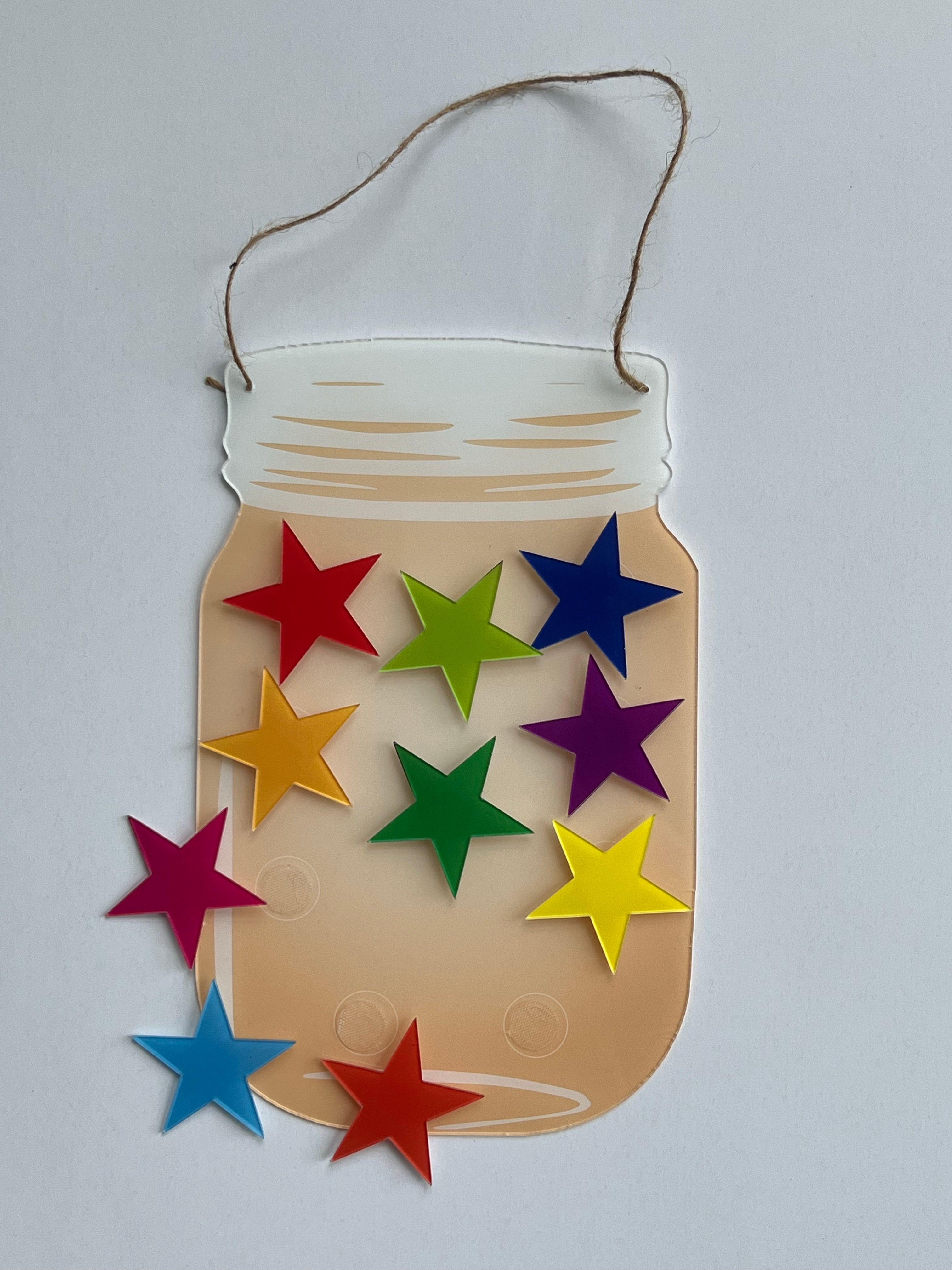 Ukuding récompense Star Jar, Kids Good Behavior Reward Jar, Star Reward Jar  Incentive, Pot Ornements pour Enfant Star Récompense : : Bébé et  Puériculture